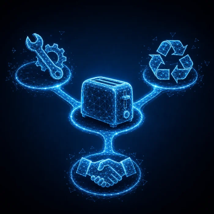 Choosing whether to repair, recycle or sell