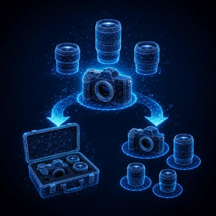 Camera body and interchangeable lenses